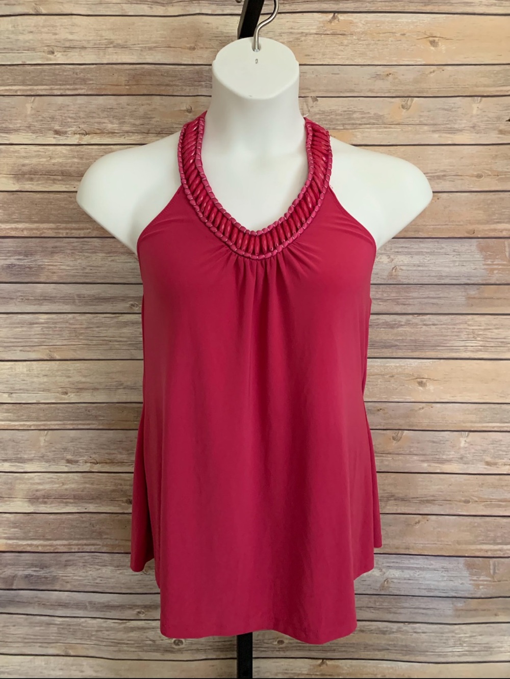 Fashion Bug Braided Halter Tank Top 
Size Large